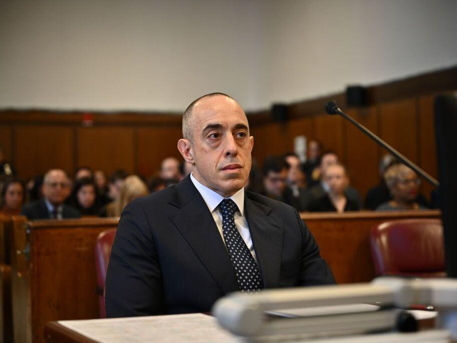 Emil Bove, now the acting deputy attorney general, at a sentencing hearing for President Trump in New York state court earlier this month.