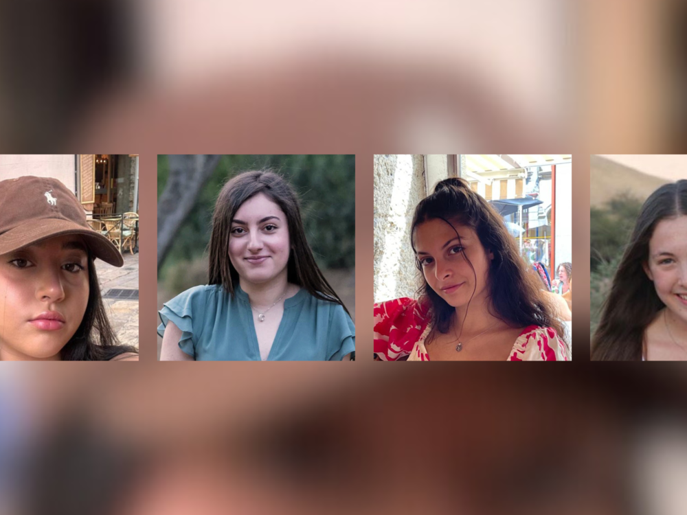 From left: Liri Albag, 19; Karina Ariev, 20; Daniella Gilboa, 20; and Naama Levy, 20, are the hostages identified by Hamas to be released next from captivity in Gaza.