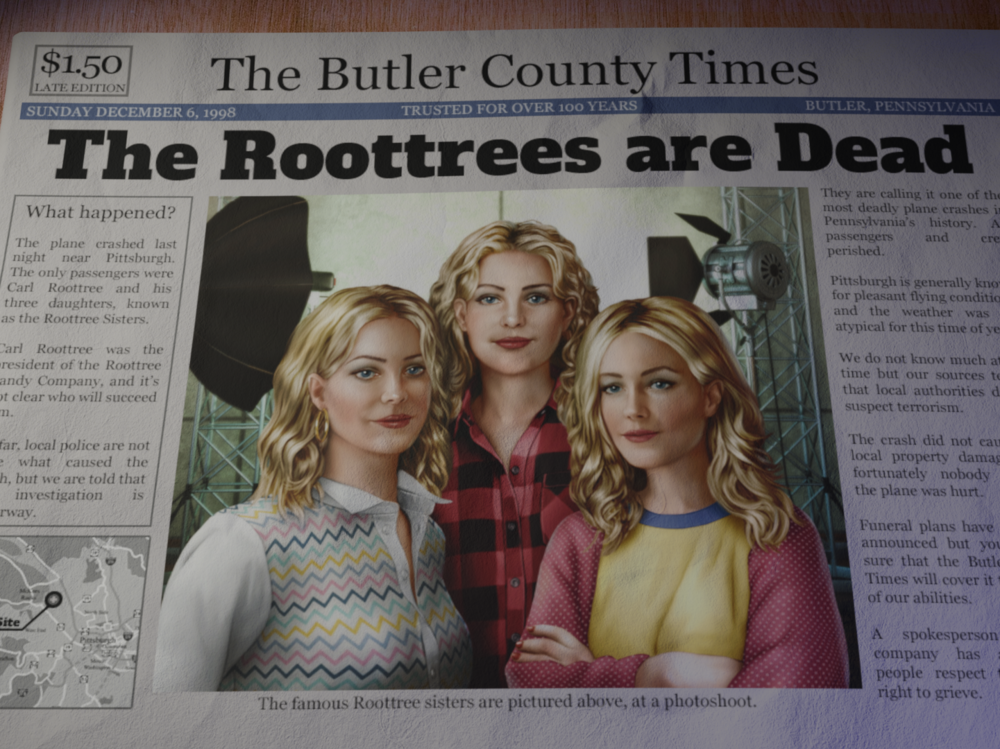The Roottrees Are Dead is a puzzle game that turns players into family detectives.