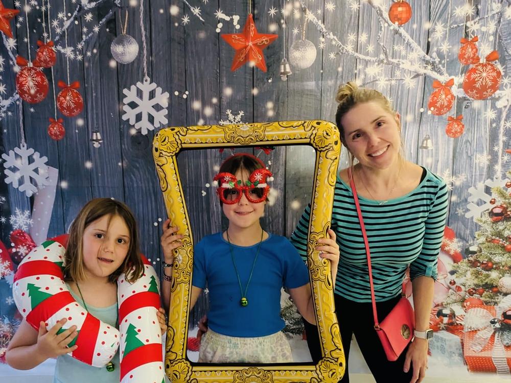 Claire Burnside Och (right) with her daughters.