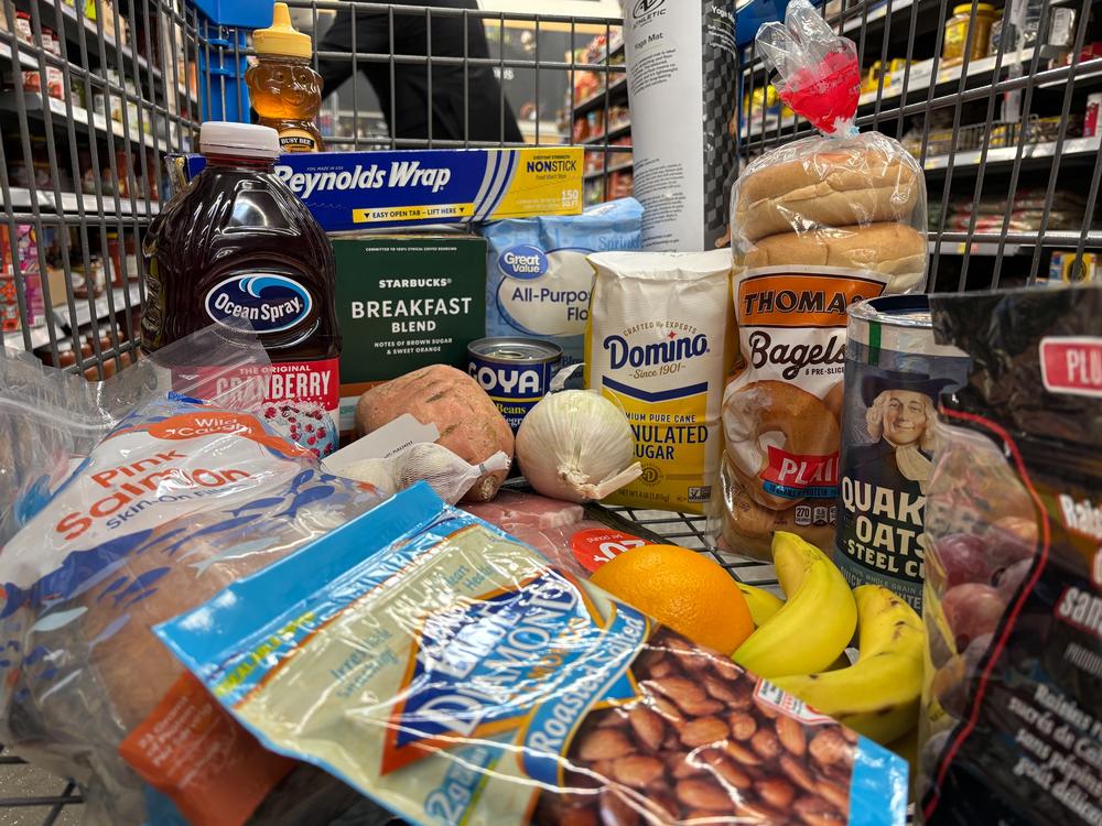 A roll of Reynolds Wrap aluminum foil, a six-pack of Thomas' bagels and Domino sugar are among the items that got cheaper from December 2023 to December 2024.