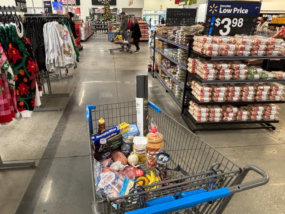 NPR has long tracked prices at a Walmart near Savannah, Ga., and this time, we shopped for things that got cheaper — in all, about a fifth of the 96 items on our shopping list.