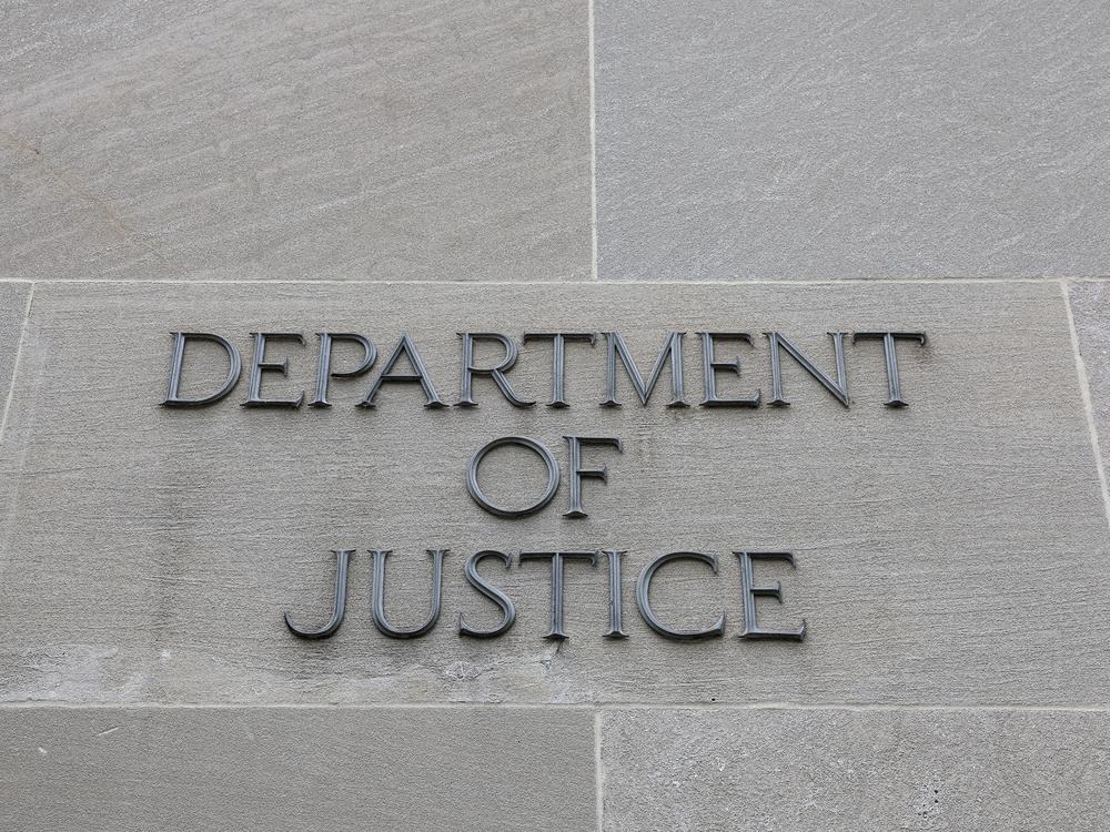 The U.S. Department of Justice is seen on June 20, 2023 in Washington, D.C. At least 12 officials who worked with the special counsel Jack Smith to investigate President Trump have been fired from the department.