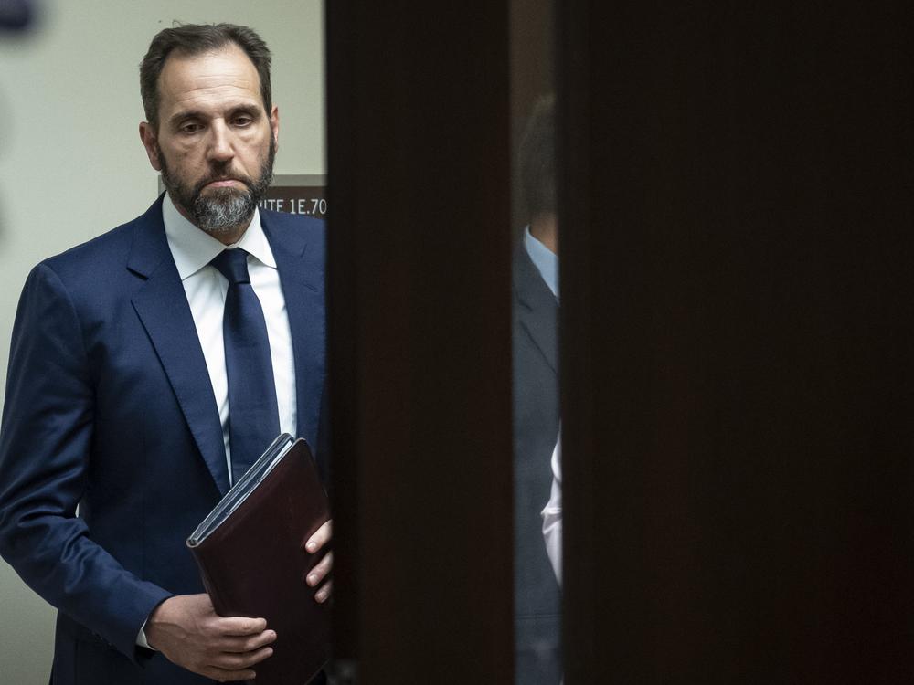 Special counsel Jack Smith arrives to give remarks on the investigation into then former President Donald Trump on Aug. 1, 2023 in Washington, D.C. Trump was angered by Smith's investigations, which were ultimately dropped after Trump won the election.