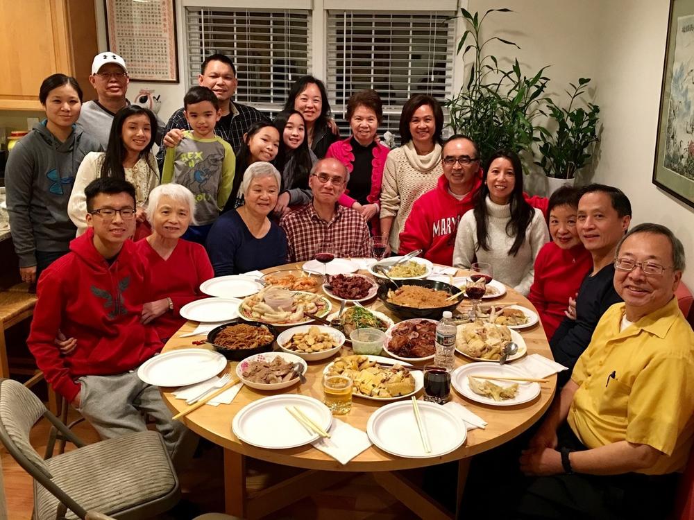 Penny Lee and her family gather for a Lunar New Year feast.