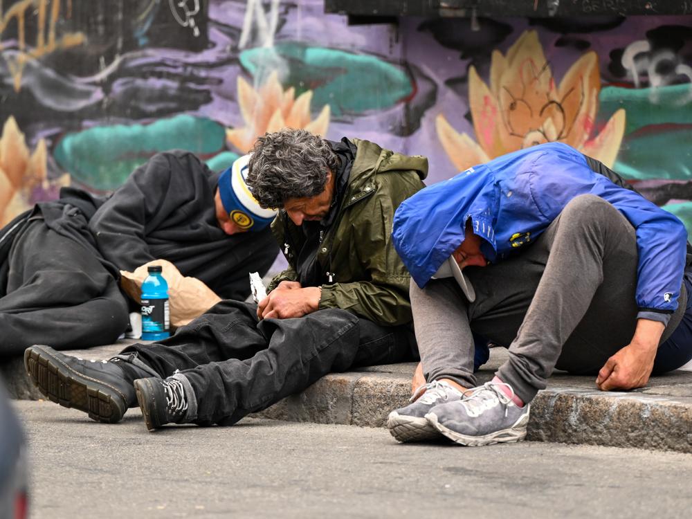 People without housing in San Francisco in May 2024. A film released by Robert F. Kennedy Jr.'s presidential campaign included a scene that appeared to blame methadone — a prescription medication used to treat opioid addiction — for some of the high-risk street-drug use visible on the streets of San Francisco.