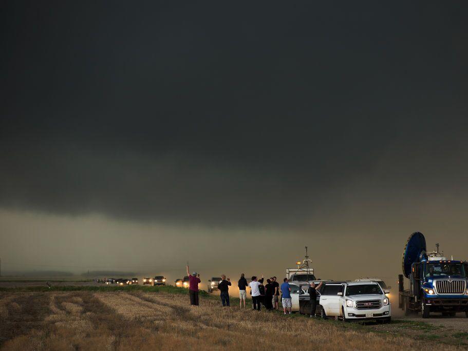 With funding from the National Science Foundation and other government grants, scientists and meteorologists from the Center for Severe Weather Research study a storm in Oklahoma in 2017. They get close to supercell storms and tornadoes to better understand their formation and improve prediction.