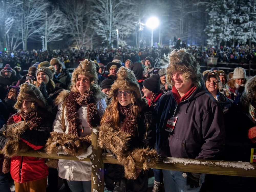 On Groundhog Day in 2020, Neil Adamski, 11, Suzanne Stephenson, Holly Adamski, 13, and Mark Adamski, from Syracuse, N.Y., came to Punxsutawney, Pa., after months of preparation to join in the popular tradition of Punxsutawney Phil predicting an early or late spring.