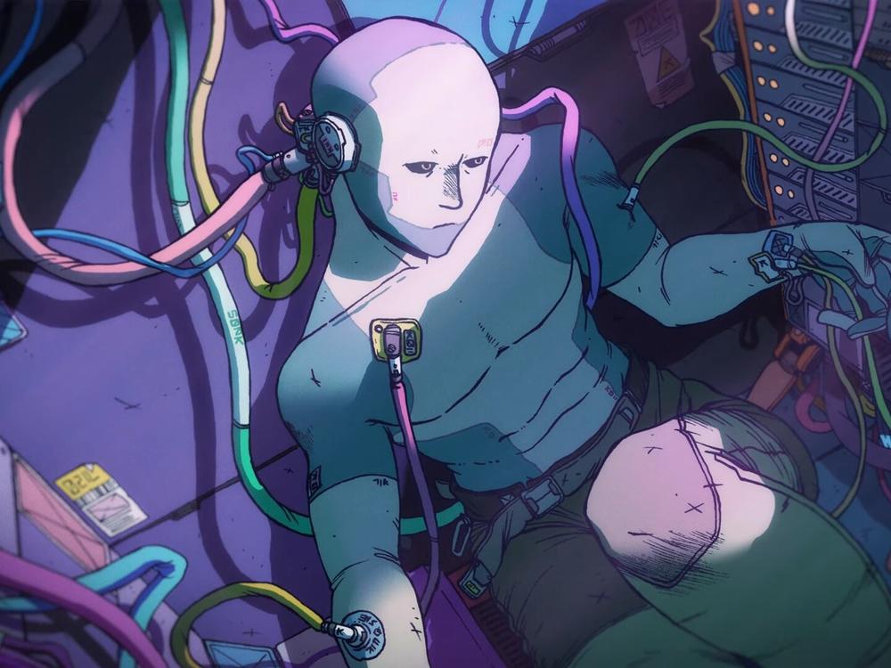 Citizen Sleeper 2's android protagonist, in a scene from the game's trailer.