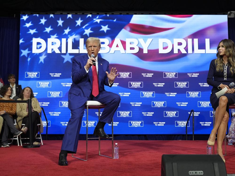 Then-candidate Donald Trump at an October campaign event in Pennsylvania.