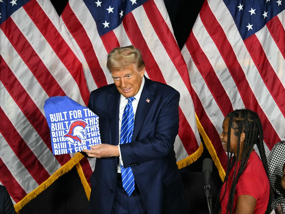 President Trump at a campaign event in Milwaukee on Oct. 1.