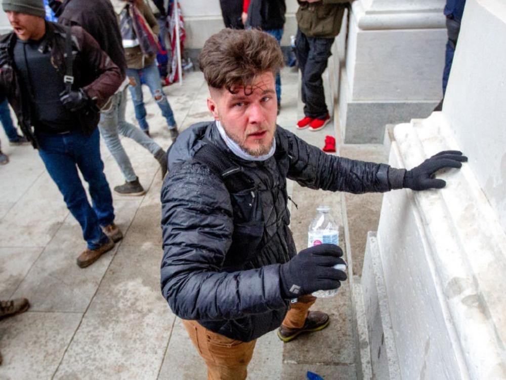 David Daniel at the U.S. Capitol on Jan. 6, 2021.