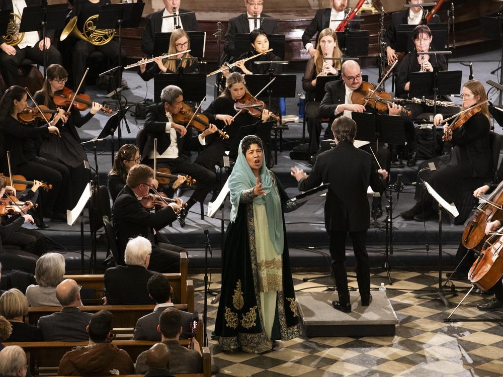 Soprano Mary Elizabeth Williams, center, hopes that Edmond Dédé's <em>Morgiane</em> becomes an opera as 