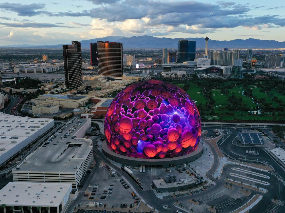 The Sphere in Las Vegas.