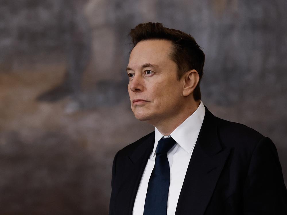 Tesla and SpaceX CEO Elon Musk at President Trump's inauguration ceremony on Jan. 20. Trump has tasked Musk with leading a team focused on cutting costs in the government.