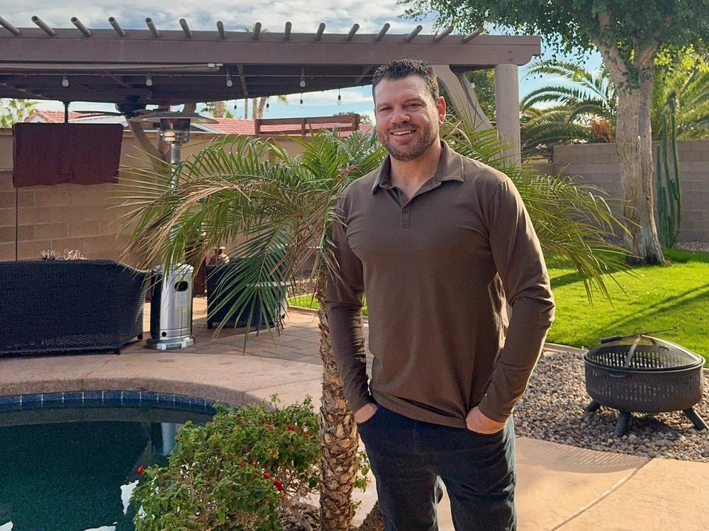 Jordan Holt at his home in Yuma, Arizona.