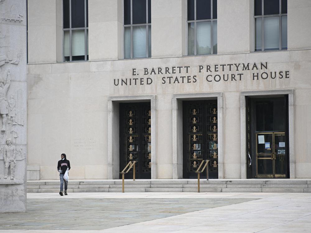 The E. Barrett Prettyman U.S. Courthouse in Washington, D.C., in 2023.