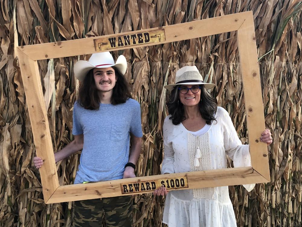 Melissa Barbanell and her son, Calvin.