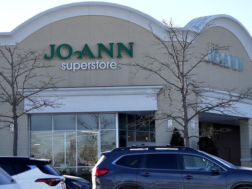 A Joann retail store seen here in Arlington Heights, Ill., on Jan. 15 is among the outlets slated for closure.