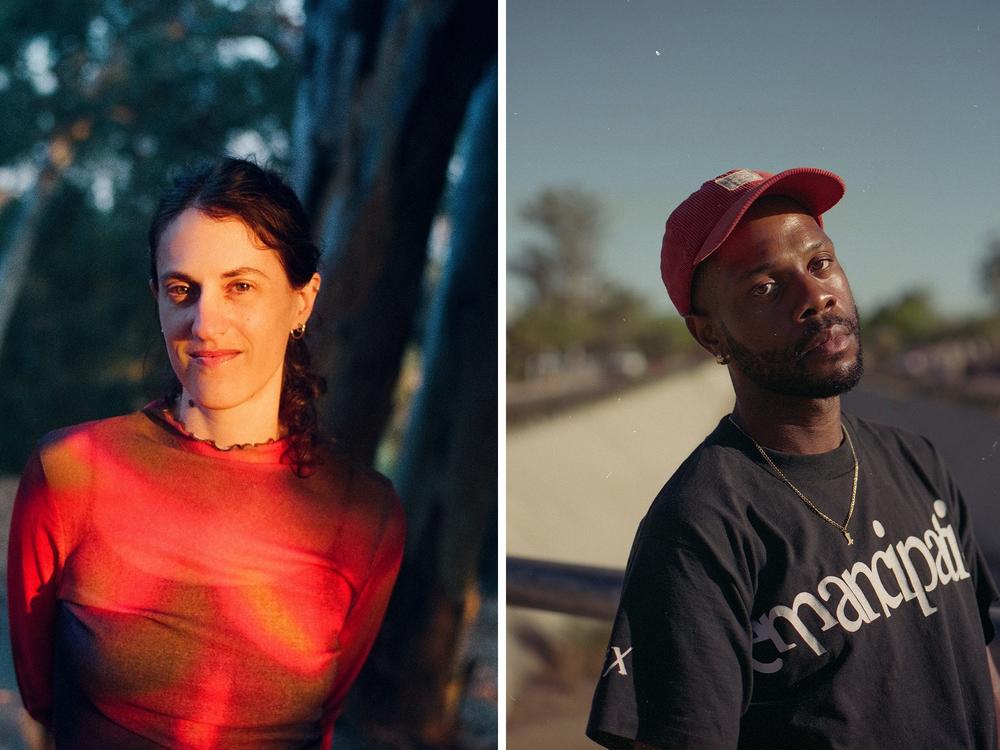 The composer Celia Hollander (left) and rapper Fat Tony are two musicians who were affected by the LA wildfires, which destroyed the instruments, record collections and irreplaceable work of many artists.