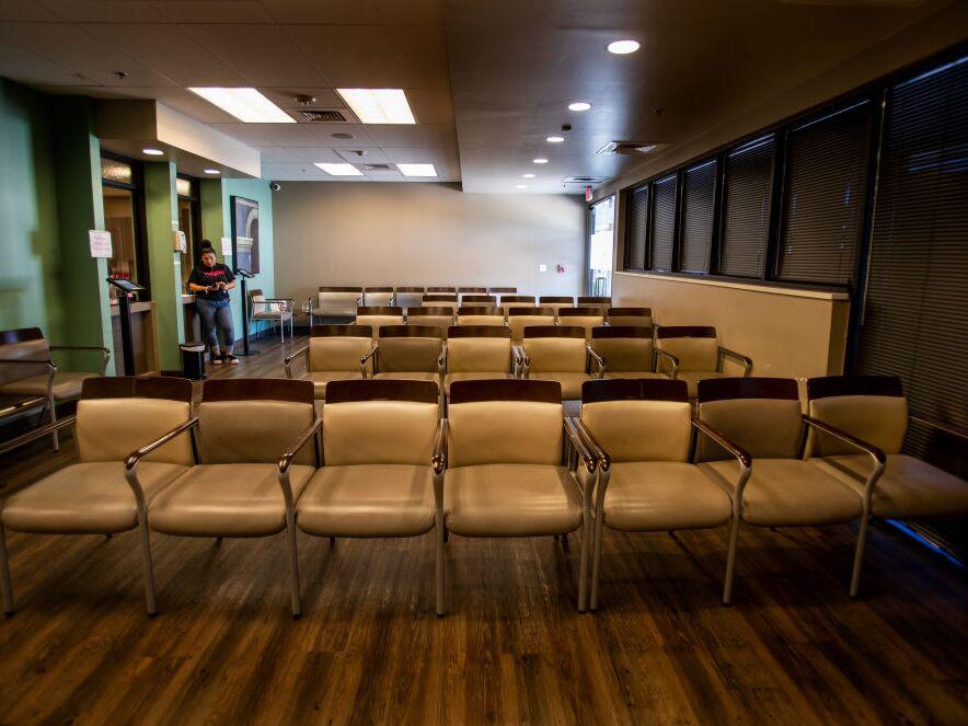 The waiting room at Alamo Women's Reproductive Services emptied the day the Supreme Court overturned <em>Roe v. Wade, </em>making it certain abortion would become illegal in Texas. The state is among nearly a dozen with laws criminalizing abortion that report zero or only a handful of abortions in 2023.
