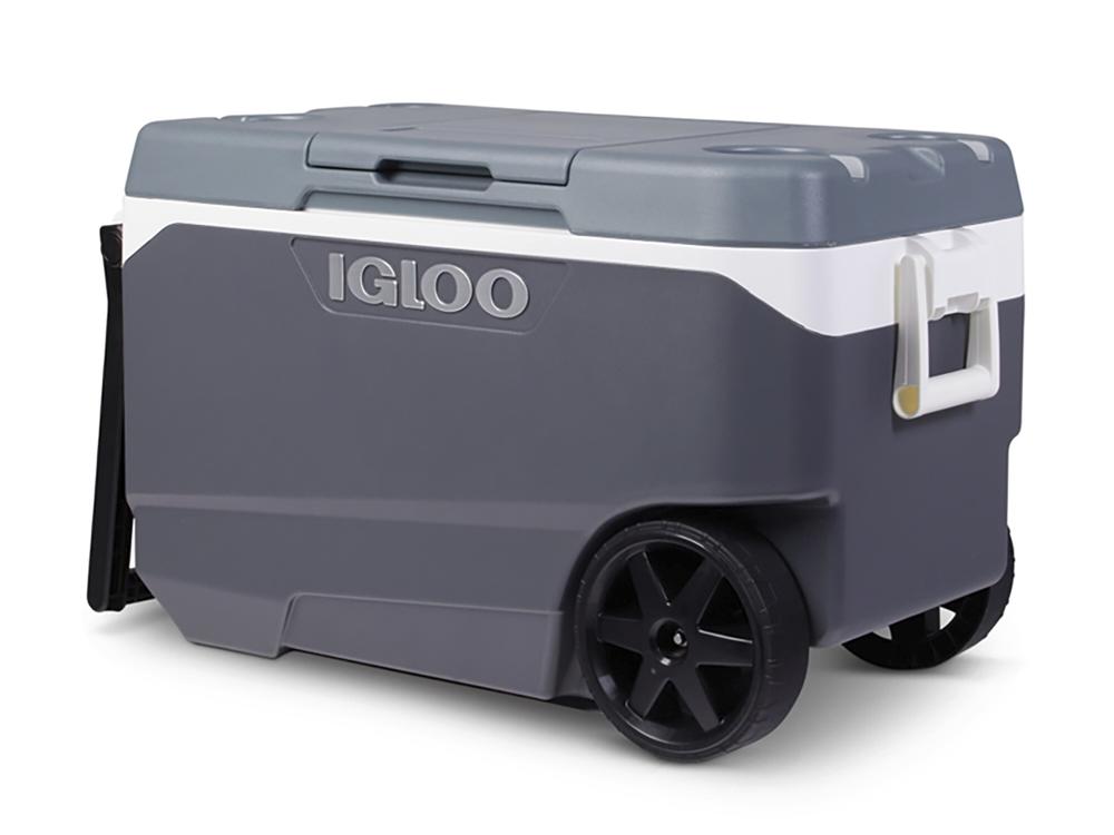 This photo provided by U.S. Consumer Product Safety Commission shows an Igloo 90 Qt. Flip & Tow Rolling Cooler that has been recalled across the U.S., Mexico and Canada.