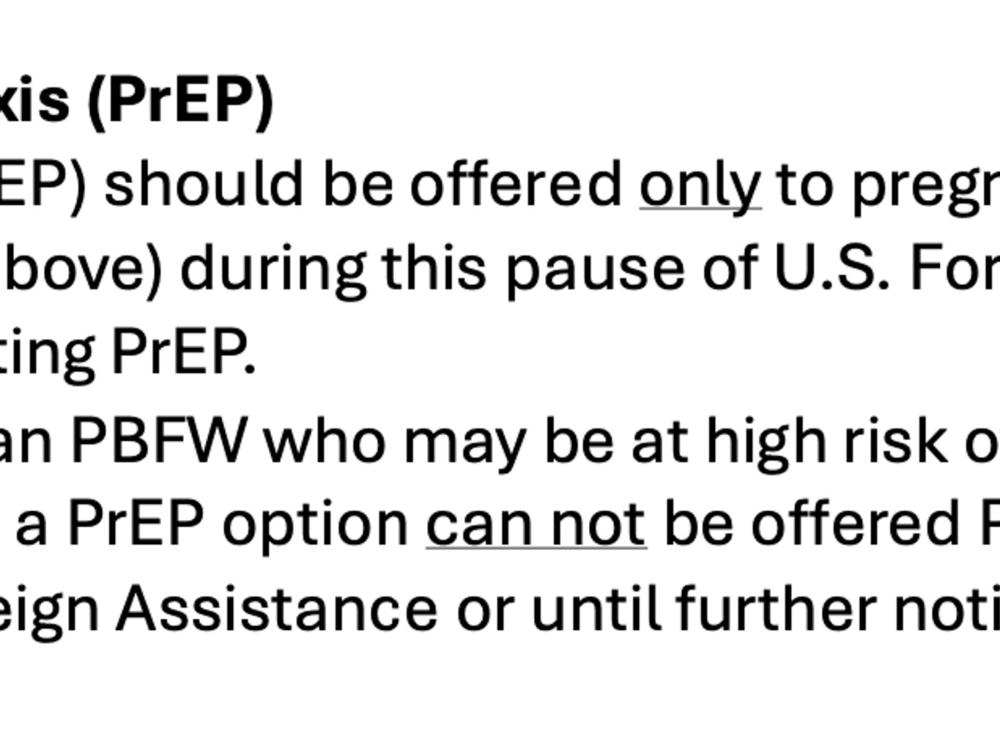 An excerpt from the State Department memo issued on February 6 and discussing who is eligible for 