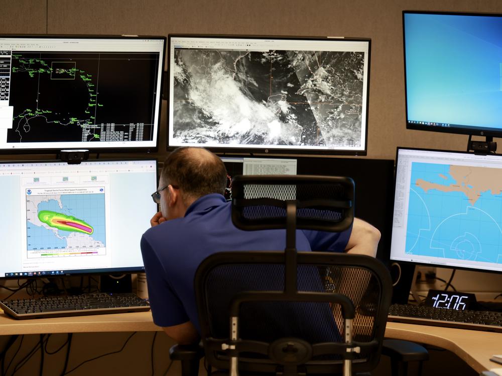 The National Oceanic and Atmospheric Administration includes the National Hurricane Center, which researches hurricanes and provides weather updates and forecasts for the dangerous storms. Employees at the agency are worried the Trump administration will cut support for their work.