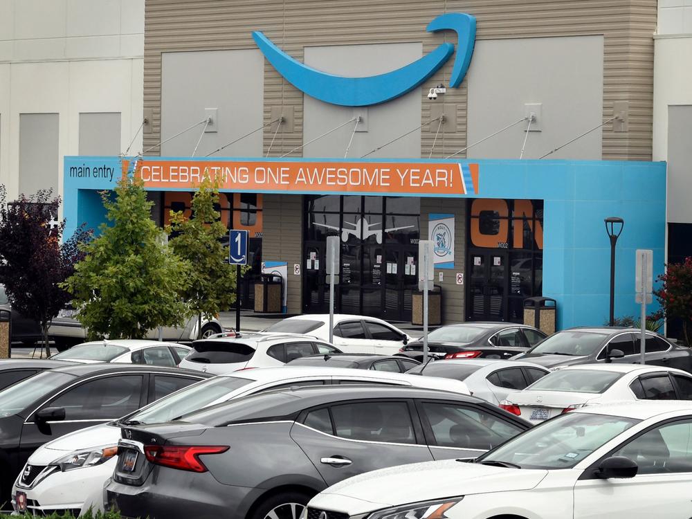 Amazon's distribution center in Garner, N.C., opened in August 2020.