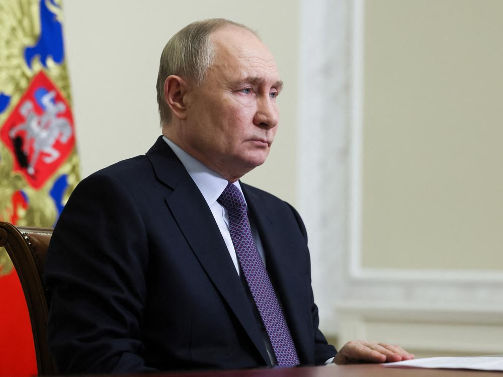 Some experts are concerned that a ceasefire could be used by  President Vladimir Putin, pictured in St. Petersburg on Tuesday, to legitimize the war that the Russian leader initiated.<br>