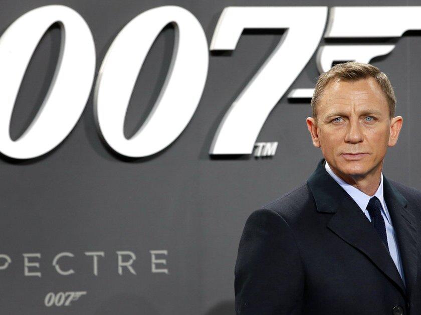 Daniel Craig, who played James Bond in five films, at the Germany premiere of Spectre in 2015. <em>(Michael Sohn/AP)</em>