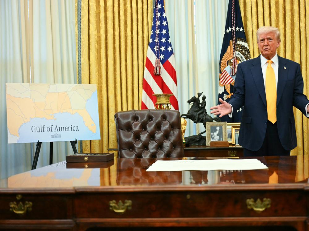 The Trump administration has blocked the Associated Press from covering several of the president's events because it continues to refer to the body of water between Mexico and Florida as the Gulf of Mexico. Under President Trump's direction, the U.S. has renamed it the Gulf of America.