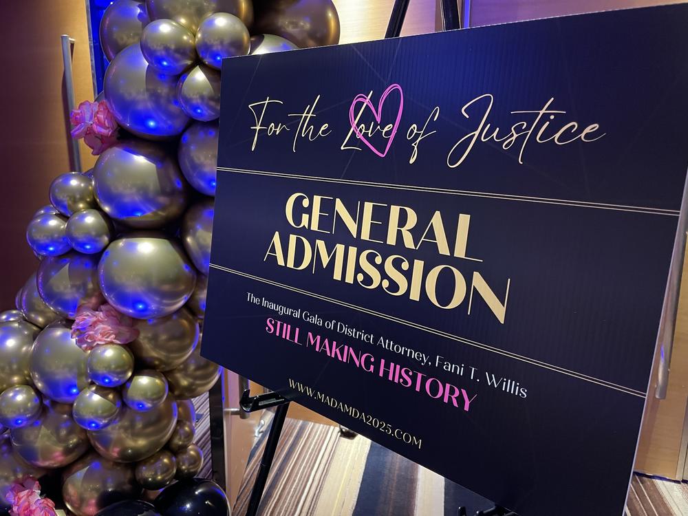 To celebrate her inauguration, Fulton DA Fani Willis hosted a gala and political fundraiser the night before Valentine's Day.