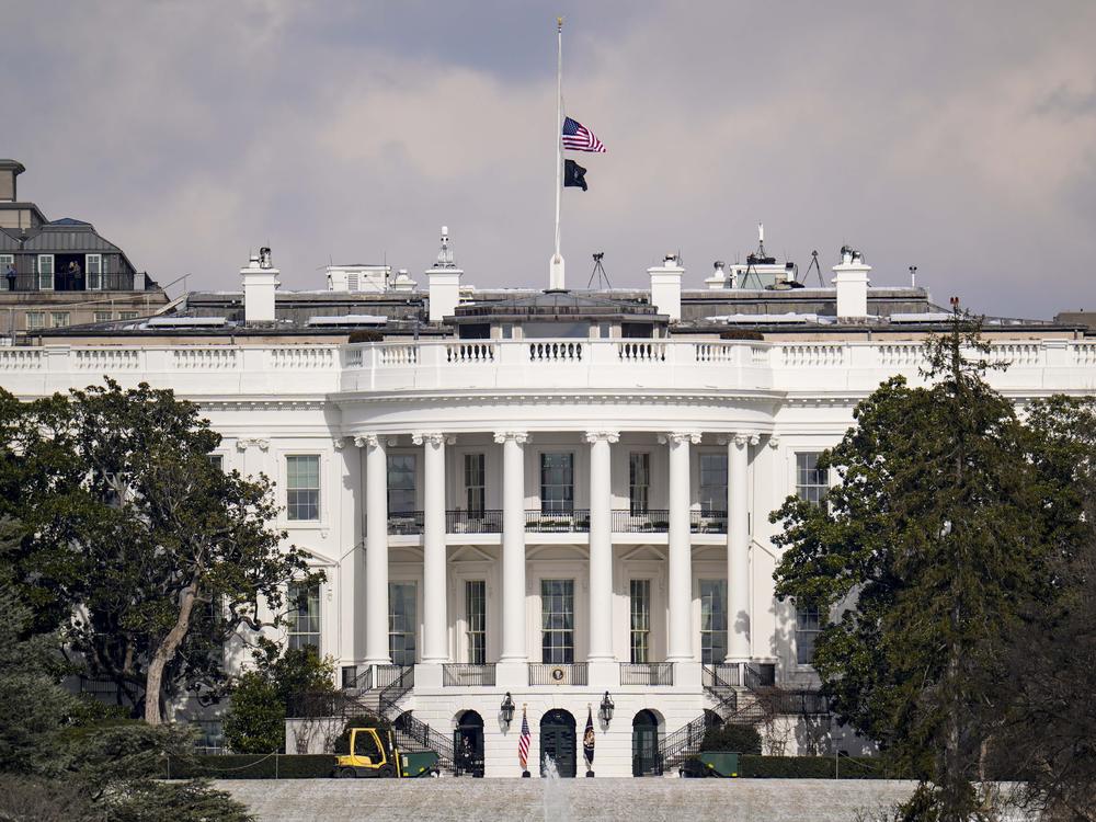 The White House is seen on Jan. 20, 2025, in Washington.