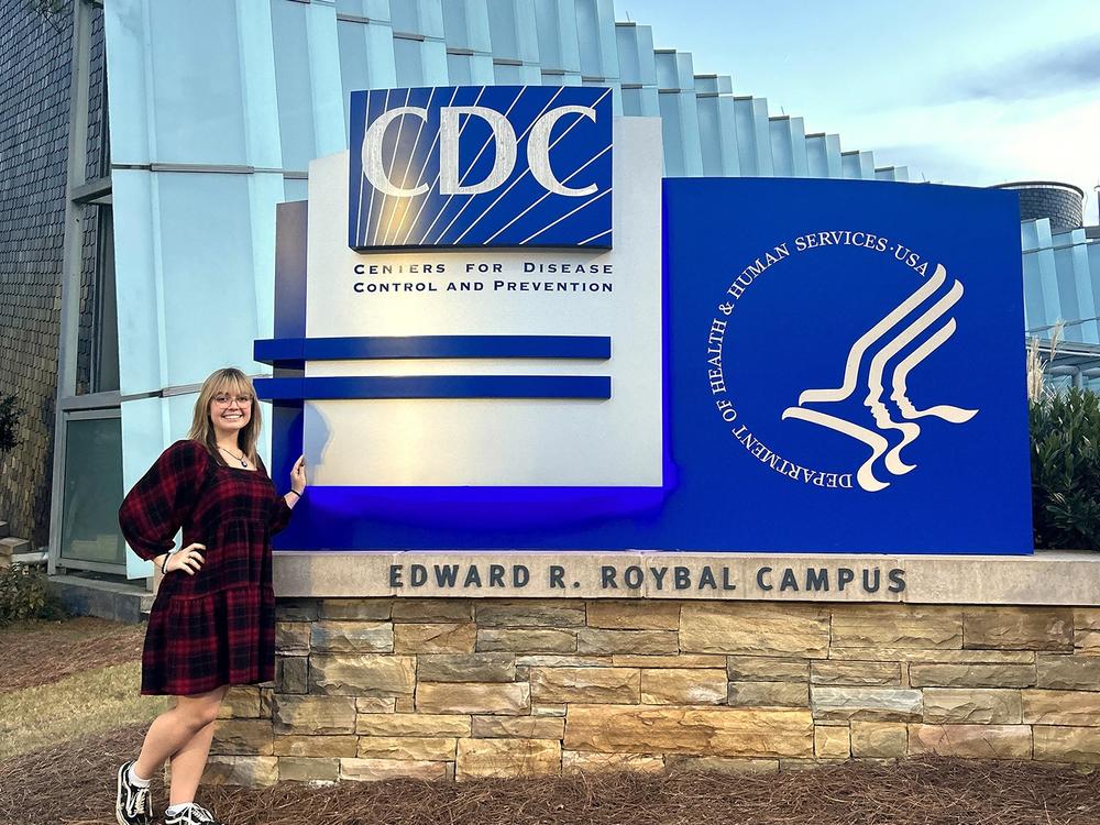 Bri McNulty pictured when she was in Atlanta for training in the CDC's Public Health Associate Program. She and all other members of the competitive program in her cohort, deployed around the country, were fired by the Trump administration earlier this month.
