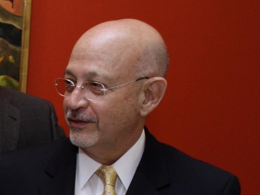 Chief U.S. District Court Judge José Fusté attends a press conference in San Juan, Puerto Rico in 2009.