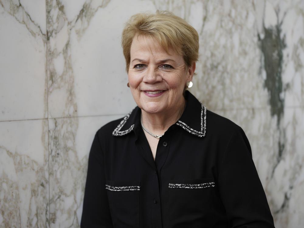 Conductor Marin Alsop in New York in 2024.