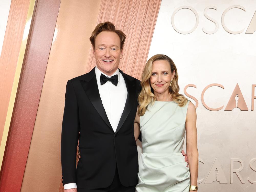 Conan O'Brien and Liza Powel O'Brien