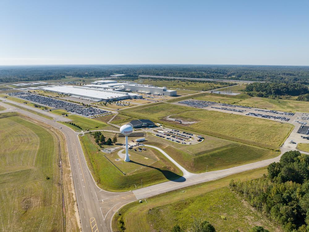 Toyota opened a manufacturing facility in Blue Springs, Miss. in 2011 where it makes the Corolla sedan.