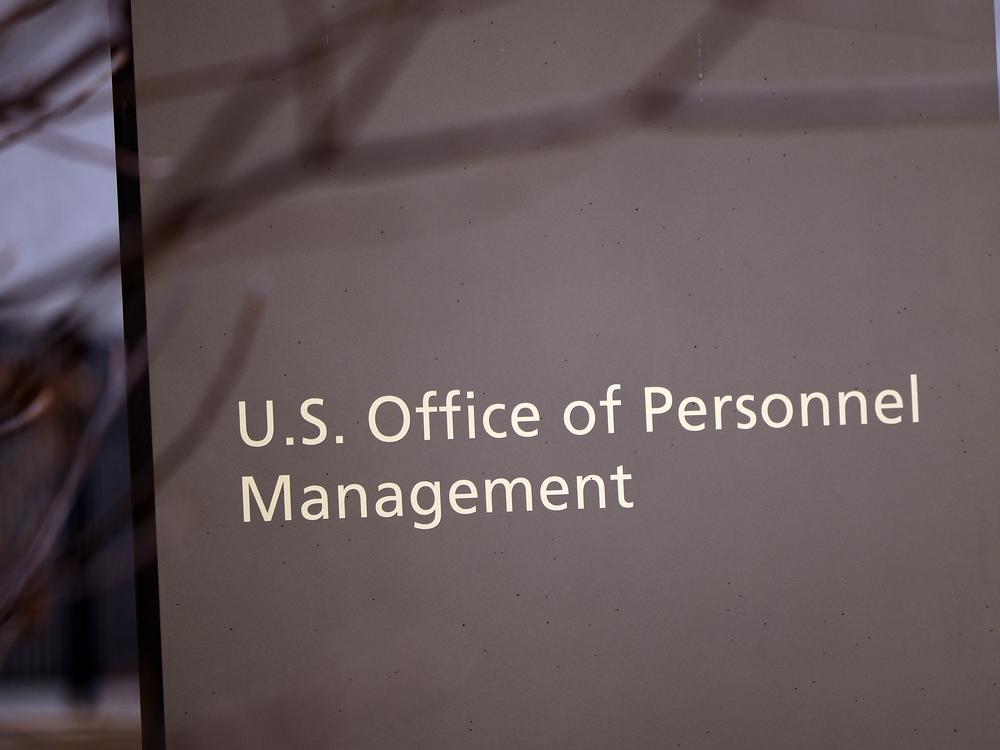 The Theodore Roosevelt Federal Building headquarters of the U.S. Office of Personnel Management is seen on Monday in Washington, D.C.