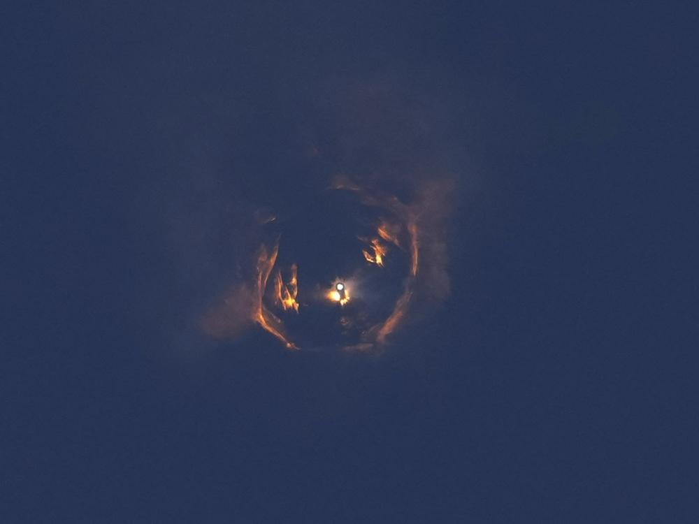 SpaceX's mega rocket Starship makes a test flight from Starbase in Boca Chica, Texas, on Thursday.
