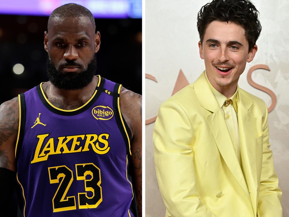 From left: British royalty, NBA royalty, Hollywood royalty.