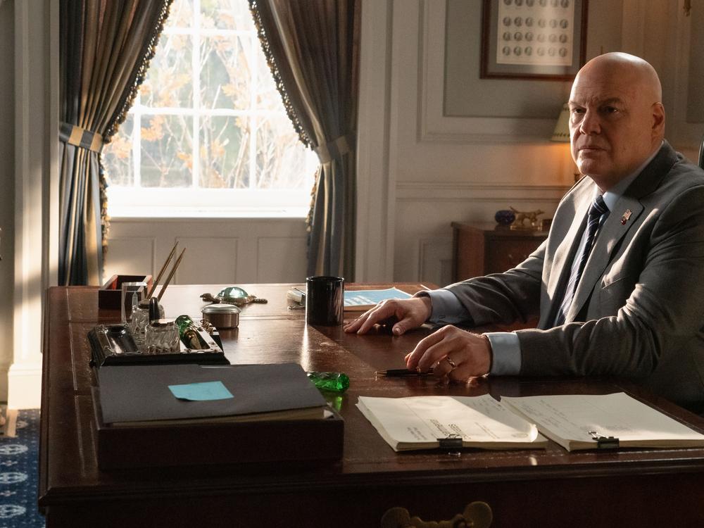 Wilson Fisk, also known as Kingpin, played by Vincent D'Onofrio.