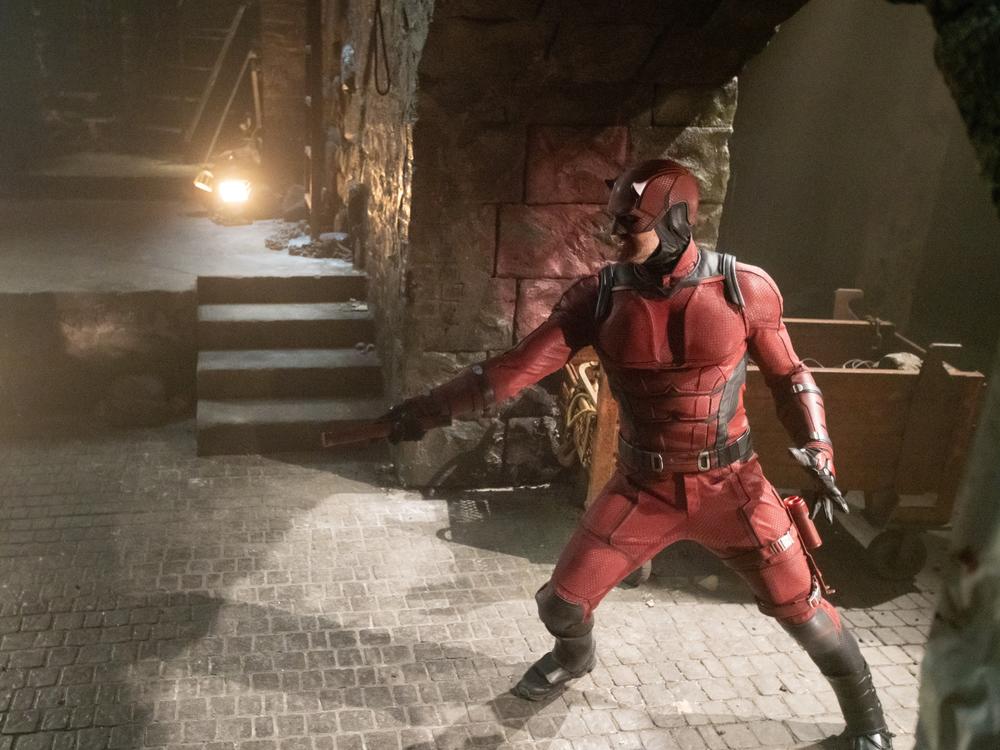 Daredevil, played by Charlie Cox.