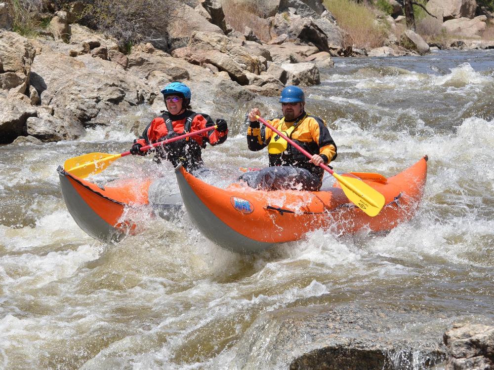 Kevin Pilgrim and his friend Stacy share a love of adventure.