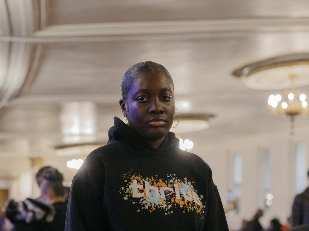 Janelle Davis, 16, says she didn't want to worry her mom when she was struggling.