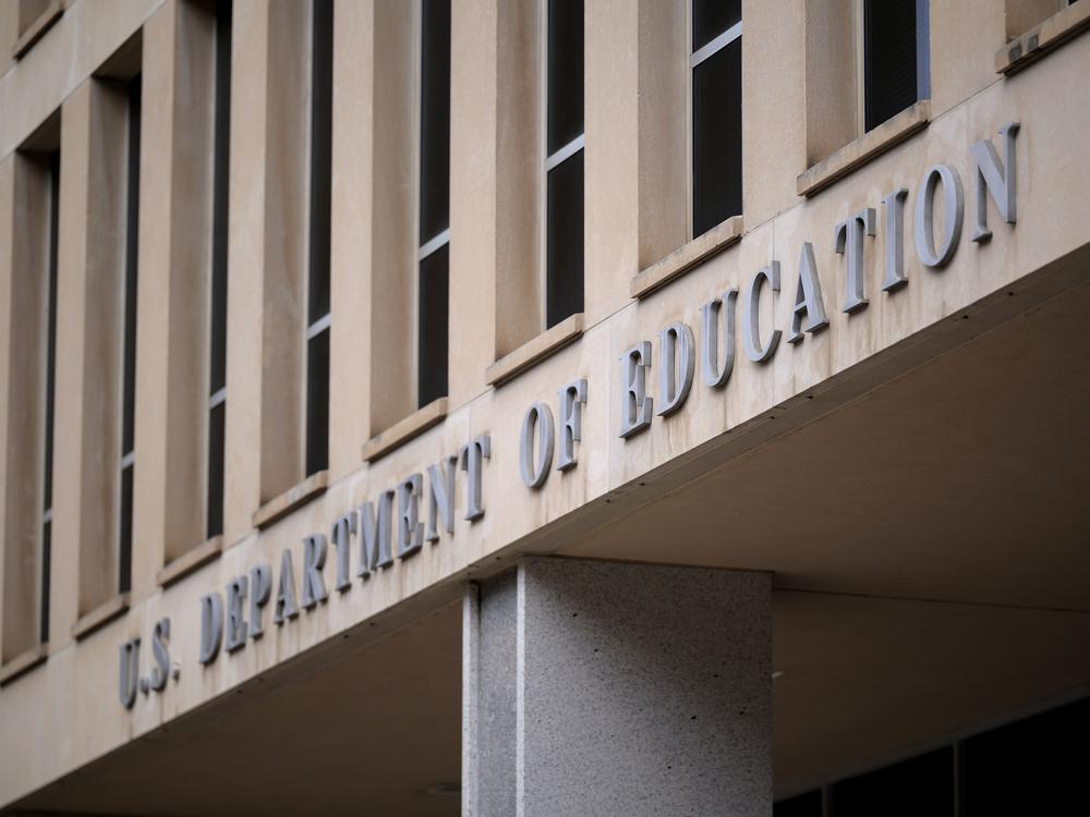 The U.S. Department of Education headquarters is seen on March 6, in Washington, DC.