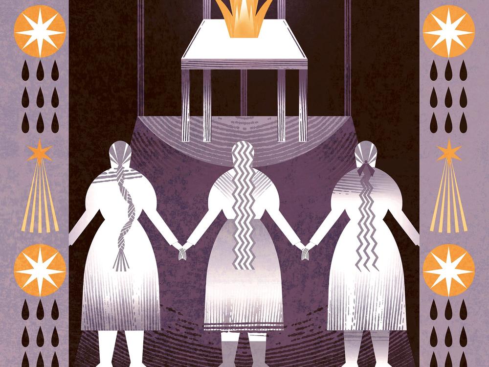 A page from <em>The Story of Witches</em> by Willow Winsham.