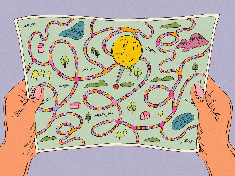 Gretchen Rubin, host of the <em>Happier</em> podcast, says happiness is less about attaining joy than it is about growing in the right direction. She explains how to make small changes that can move you toward happiness and why knowing yourself helps contribute to this emotion.