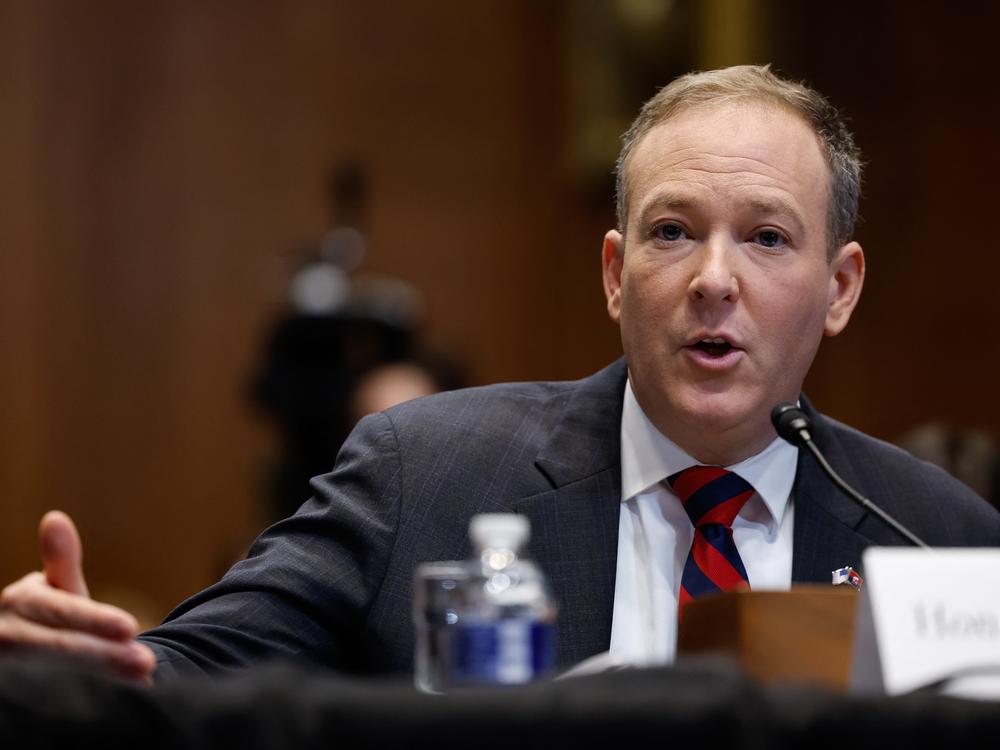 EPA Administrator Lee Zeldin testifying before a Senate Environment and Public Works Committee on his nomination in January.
